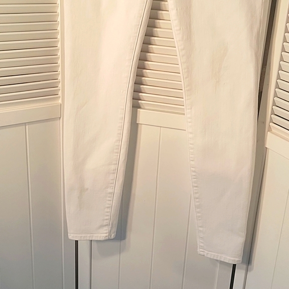 7 FOR ALL MANKIND The Slim Cigarette White Jeans Denim Size 27  Jeans - Picture 3 of 9